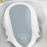 Портативная складная вставочка для ванны - Clean Rinse Baby Bather Grey